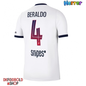 Paris Saint-Germain Lucas Beraldo #4 Udebanetrøje 2026-27 Kort ærmer